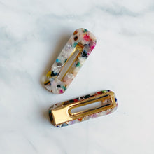 Load image into Gallery viewer, Hair Clips (Rainbow - Rectangular)
