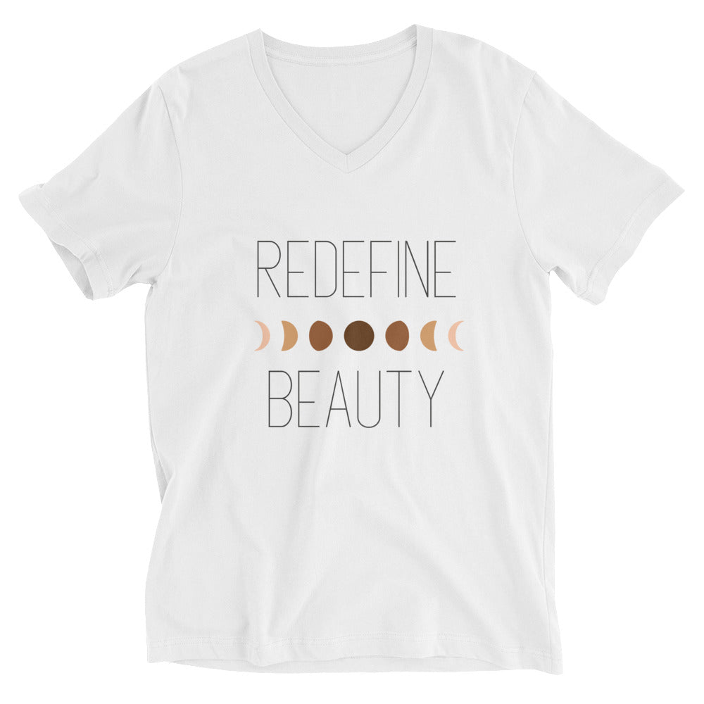Redefine Unisex Short Sleeve V-Neck T-Shirt